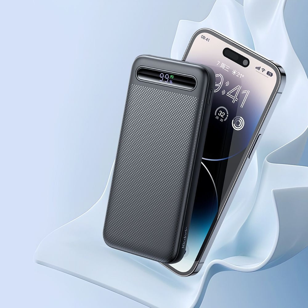 Външна батерия McDodo MC-3881 Star, 10000mAh, 22.5W, QC + PD, 2 x USB-A - 1 x USB-C, Черна