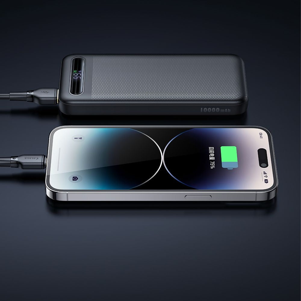 Външна батерия McDodo MC-3881 Star, 10000mAh, 22.5W, QC + PD, 2 x USB-A - 1 x USB-C, Черна
