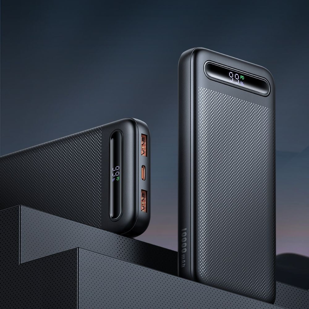 Външна батерия McDodo MC-3881 Star, 10000mAh, 22.5W, QC + PD, 2 x USB-A - 1 x USB-C, Черна