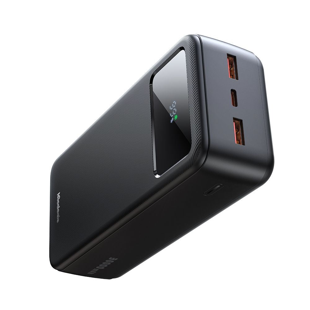 Външна батерия McDodo MC-4240, 30000mAh, 22.5W, QC + PD, 2 x USB-A - 1 x USB-C, Черна