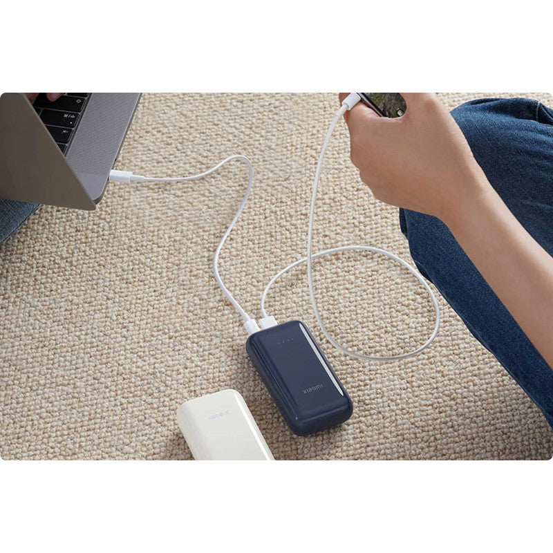 Външна батерия Xiaomi Pocket Edition Pro, 10000mAh, 33W, QC + PD, 1 x USB-A - 1 x USB-C, Тъмносиня BHR5785GL