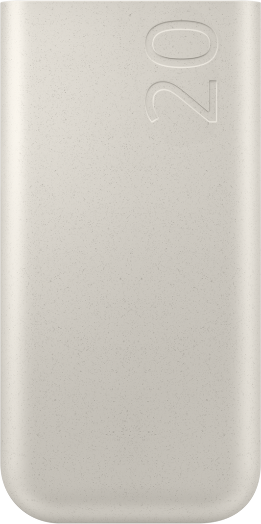 Външна батерия Samsung, 20000mAh, 45W, PD, 3 x USB-C, бежова EB-P4520XUEGEU