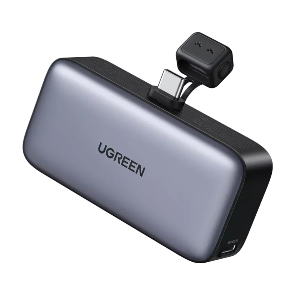 UGREEN PB503 External Battery, 5000mAh, 22.5W, PD, 1 x USB-C, Gray