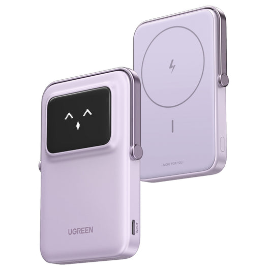 UGREEN PB511 Uno External Battery, 10000mAh, 30W, QC + PD, 1 x USB-A - 2 x USB-C, Purple