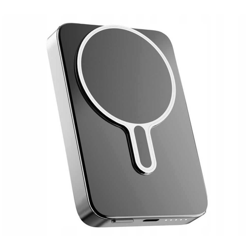 Външна батерия Wireless 3MK MagSnap Go, 10000mAh, 20W, PD + FQI, 1 x QI - 1 x USB-C, Сив