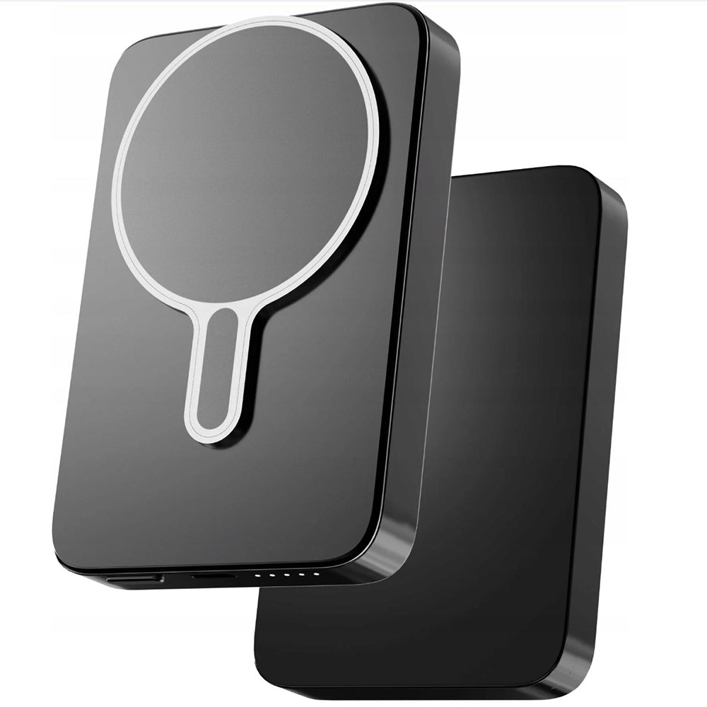 Външна батерия Wireless 3MK MagSnap Go, 10000mAh, 20W, PD + FQI, 1 x QI - 1 x USB-C, Сив