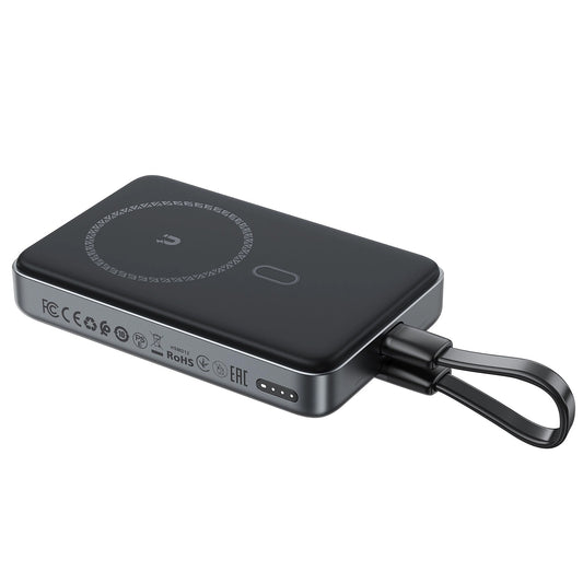 Външна батерия Wireless Acefast M10, 10000mAh, 30W, PD + FQI, 1 x QI - 2 x USB-C, Черна