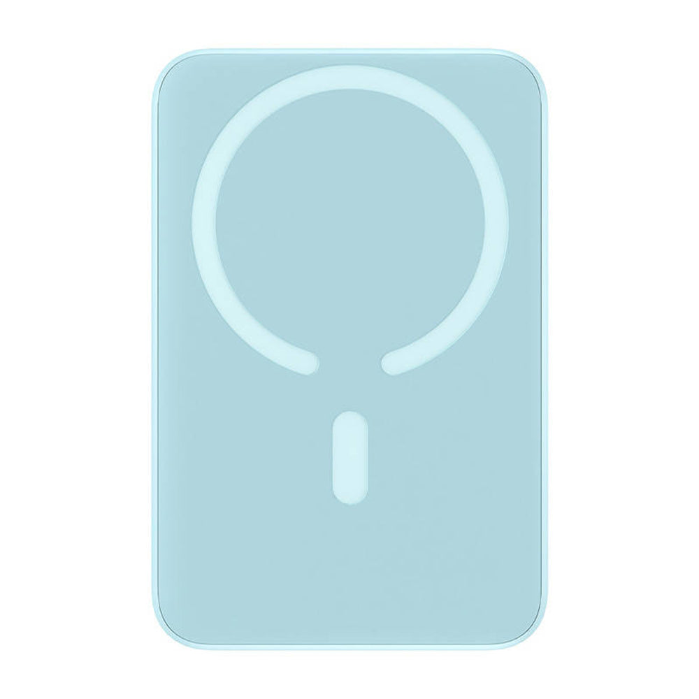 Външна батерия Wireless Baseus Magnetic Mini, 10000mAh, 20W, PD + FQI, 1 x QI - 1 x USB-C, Синя PPCX110103