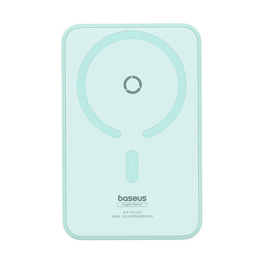 Външна батерия Wireless Baseus MagPro PPCXZ05, 5000mAh, 20W, PD + FQI, 1 x QI - 1 x USB-C, Зелена P10064101333-00
