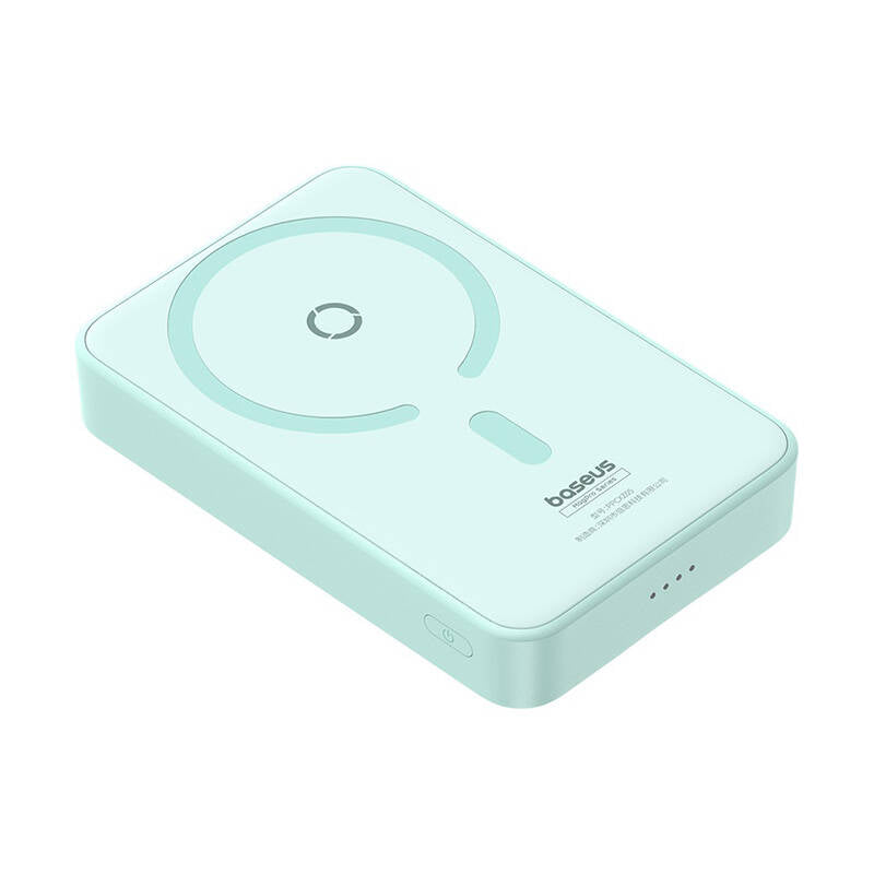 Външна батерия Wireless Baseus MagPro PPCXZ05, 5000mAh, 20W, PD + FQI, 1 x QI - 1 x USB-C, Зелена P10064101333-00