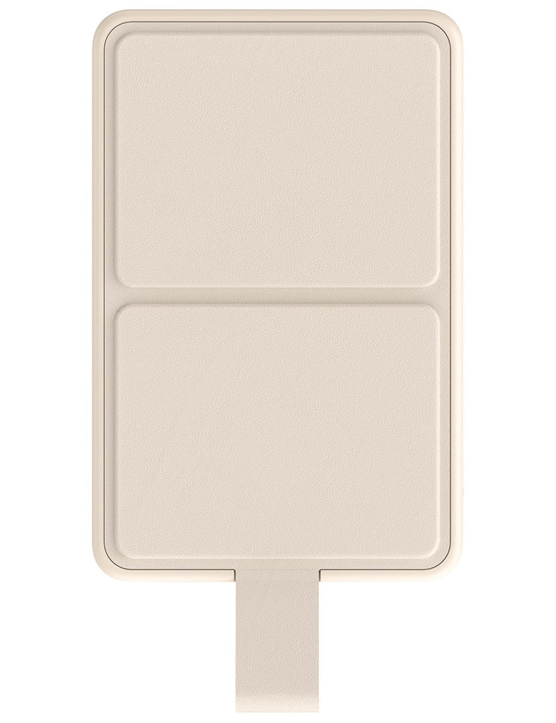 Безжична външна батерия Xiaomi Mi Magnetic, 6000mAh, 15W, PD + FQI, 1 x QI - 1 x USB-C, Бежов BHR9074GL