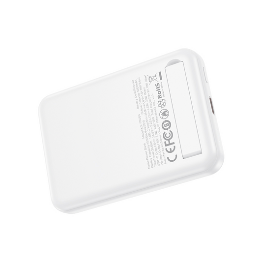 Външна батерия Wireless XO Design PR264, 10000mAh, 20W, PD + FQI, 1 x USB-C, Бяла