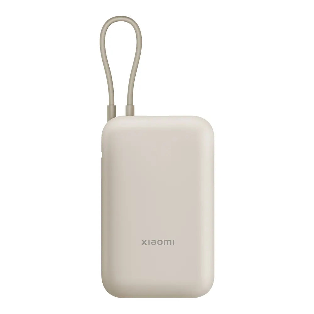 Външна батерия Xiaomi Pocket Edition Pro, 10000mAh, 33W, QC + PD, 1 x USB-A - 1 x USB-C, Бежов BHR9072GL