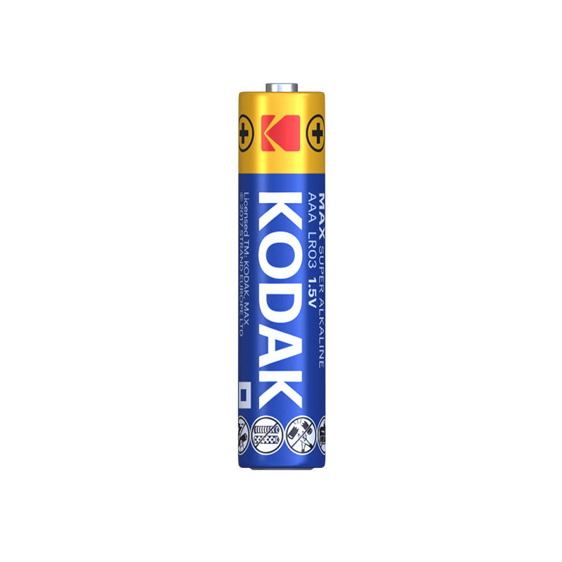 Батерия Kodak Max Super Alkaline, AAA / LR3, комплект 4 броя