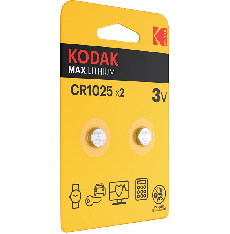 Батерия Kodak Max, CR2025, комплект 2 броя