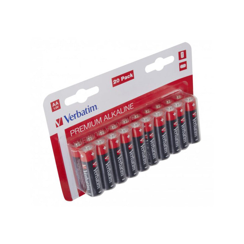 Батерия Verbatim Premium, AA / LR6, комплект 20 броя 49877