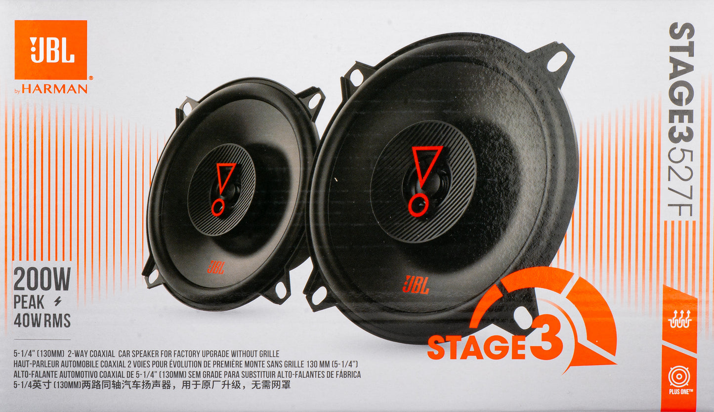 Автомобилна колона JBL Stage3 527, 40W RMS, 129mm, Комплект 2 броя JBLSTAGE3527F