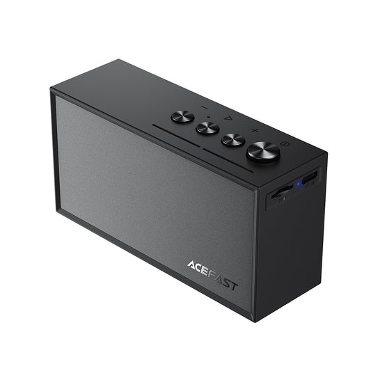 Acefast K9 Go Bluetooth Speaker, 7W, TWS, RGB, Waterproof, Black