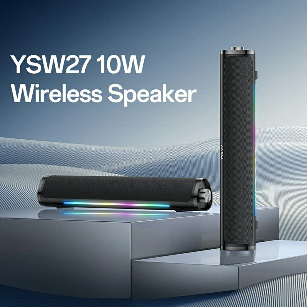 Bluetooth колона Yesido YSW27, 10W, RGB, Черна