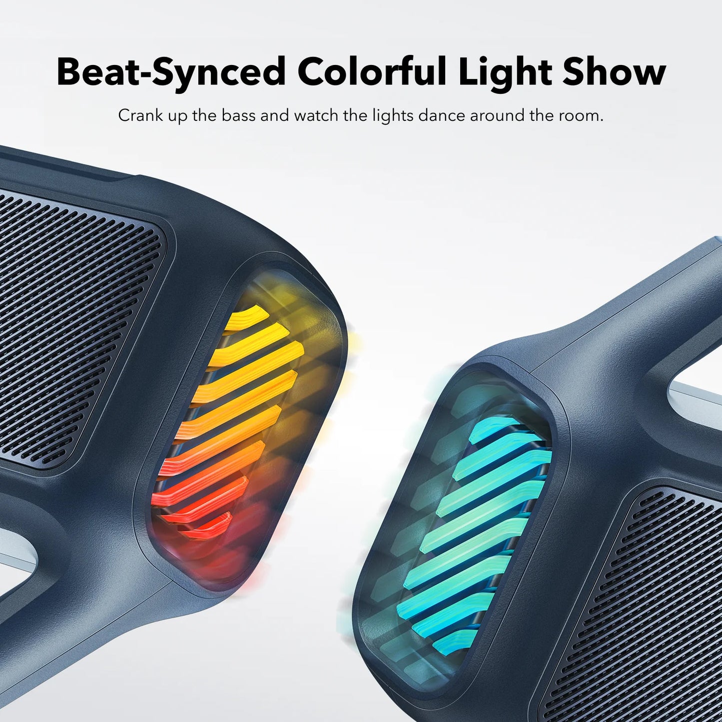 Портативна Bluetooth колонка Anker SoundCore Boom 2, 80W, TWS, RGB, Водоустойчива, Синя A3138031