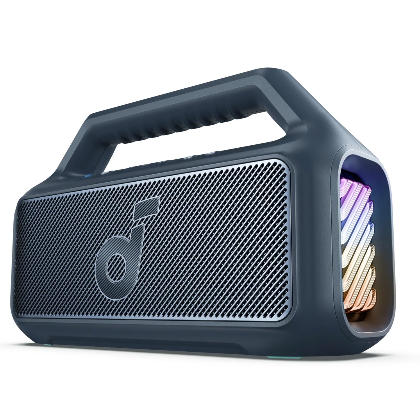 Портативна Bluetooth колонка Anker SoundCore Boom 2, 80W, TWS, RGB, Водоустойчива, Синя A3138031