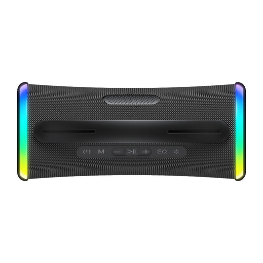 Портативна Bluetooth колонка HAVIT SK834BT, 2 x 5W, RGB, Водоустойчива, Черна