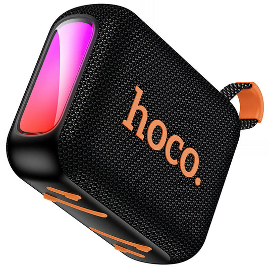 Портативна Bluetooth колонка HOCO HC31, 10W, TWS, RGB, Водоустойчива, Черна