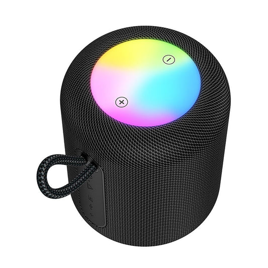 Портативна Bluetooth колонка HOCO HC30, 5W, TWS, RGB, Черна