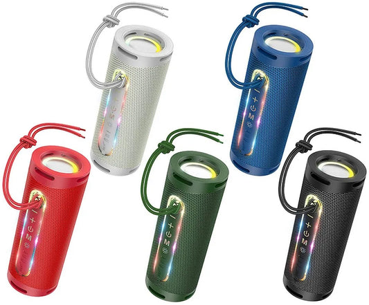 Портативна Bluetooth колонка HOCO HC9 Dazzling Pulse Sports, 10W, TWS, RGB, Синя