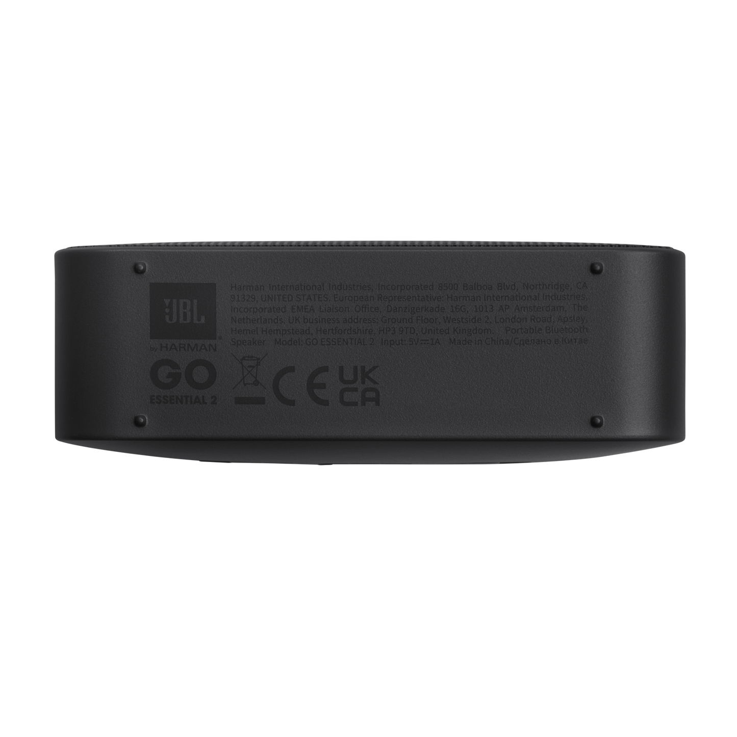 Портативна Bluetooth колонка JBL Go Essential 2, 3.1W, Pro Sound, Водоустойчива, Черна JBLGOES2BLKCN