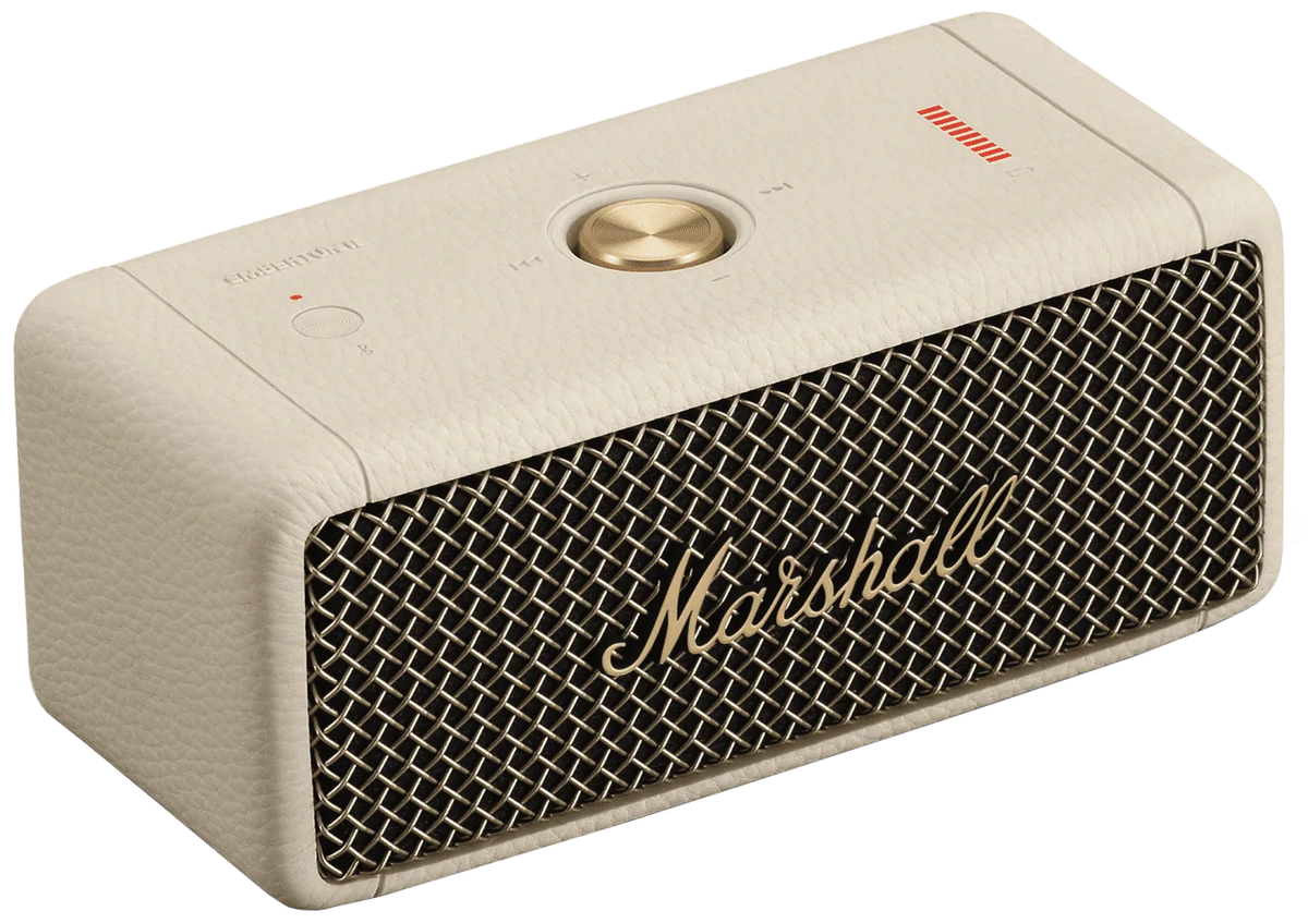 Преносима Bluetooth колонка Marshall Emberton II, 20W, Водоустойчива, Крем