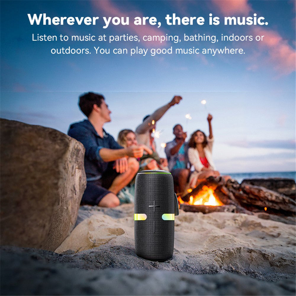 Портативна Bluetooth колонка Yesido YSW22, 30W, RGB, Водоустойчива, Черна