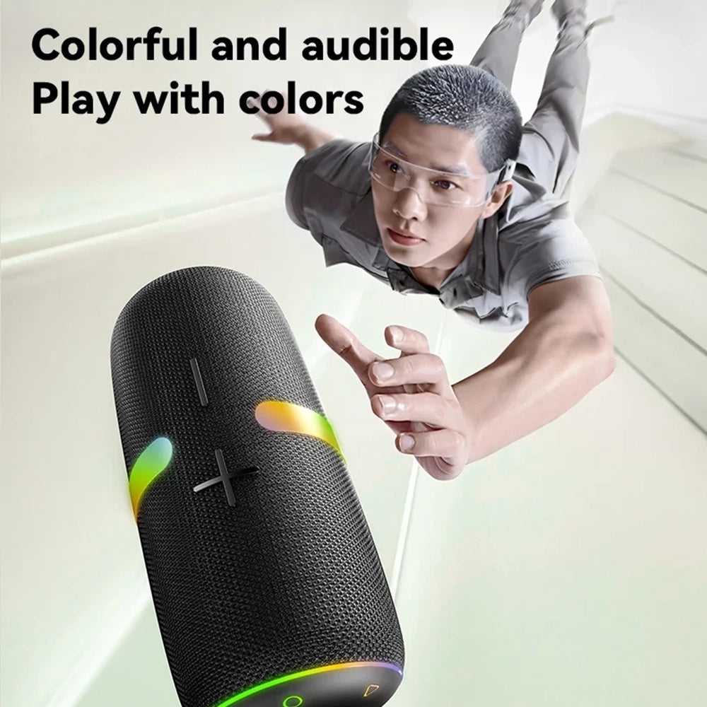 Портативна Bluetooth колонка Yesido YSW22, 30W, RGB, Водоустойчива, Черна