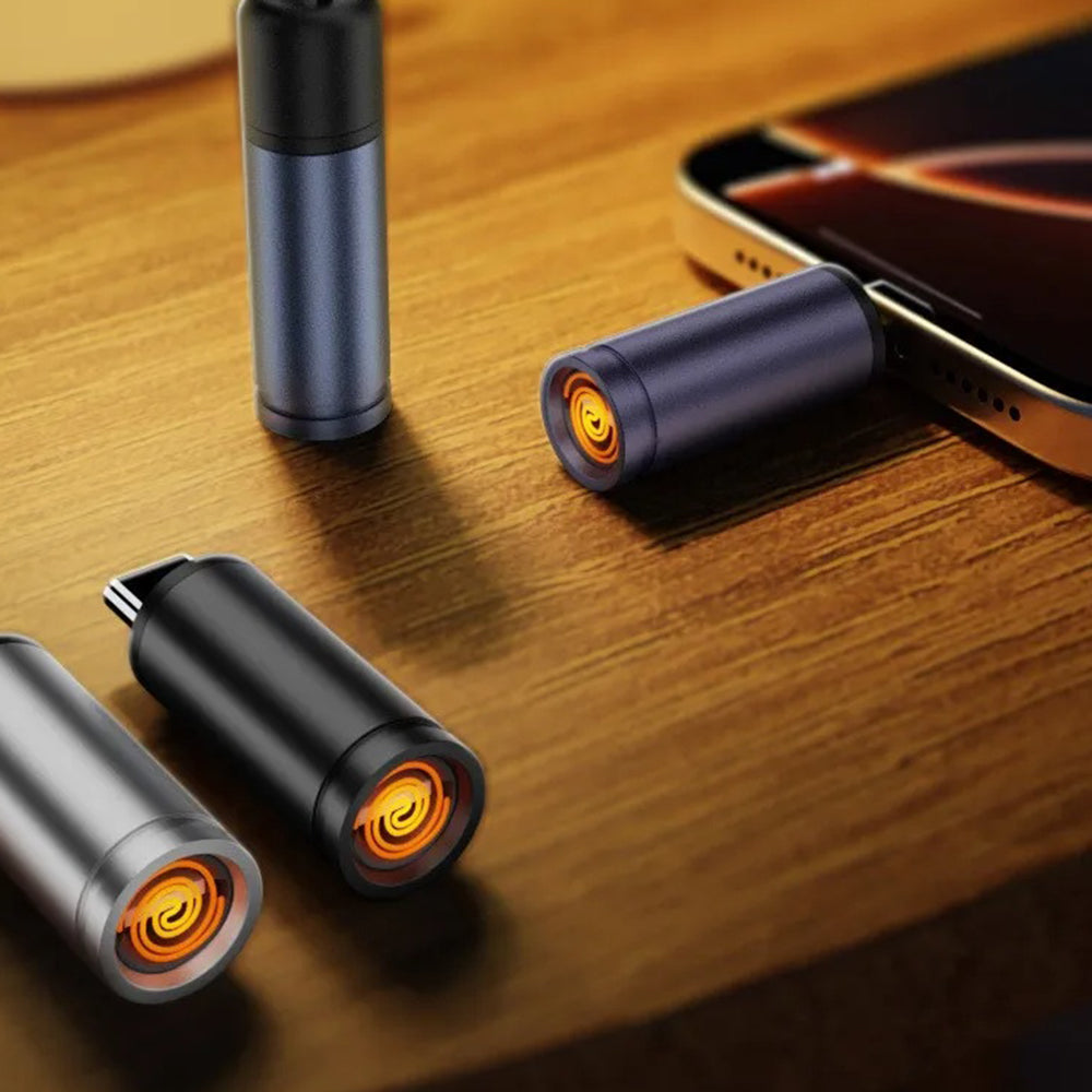 Електрическа запалка Techsuit SmokeX ML1, USB-C, Сивa