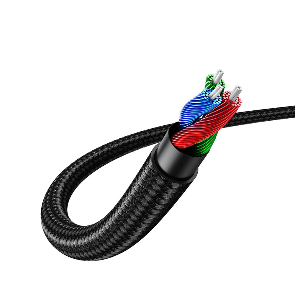 Аудио кабел 3.5mm - 3.5mm UGREEN AV112, 1m, Черен