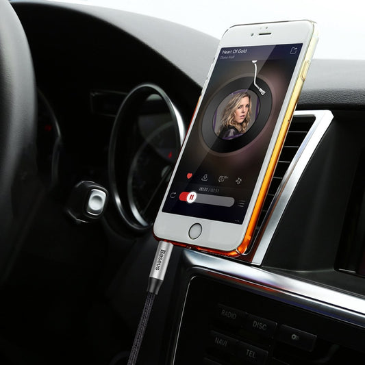 Аудиокабел 3,5 мм - 3,5 мм Baseus Yiven Yiven M30, 1 м, черен CAM30-BS1