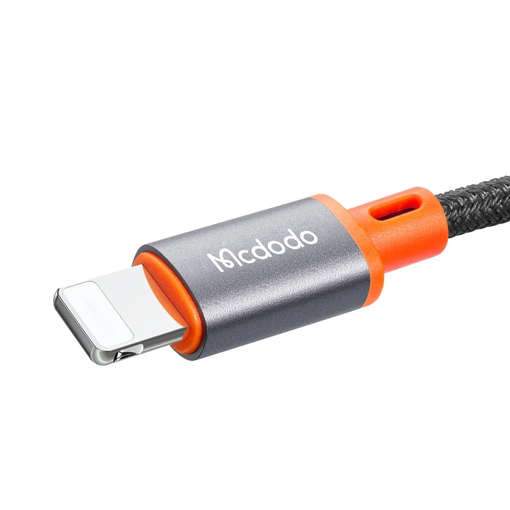 Аудио кабел Lightning - 3.5mm McDodo CA-0780 Castle, 1.2m, Черен