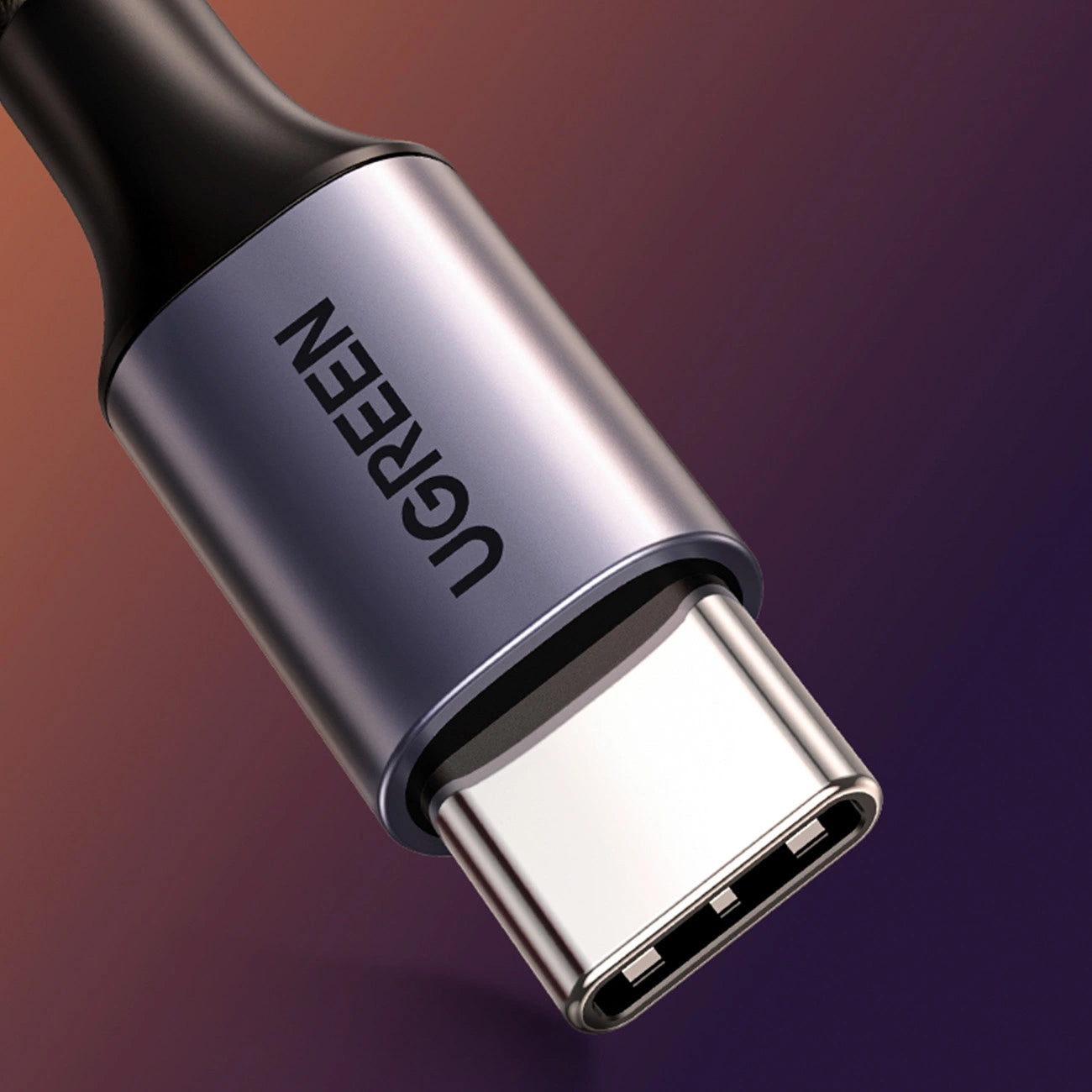Аудио кабел USB-C - 3.5mm UGREEN AV143, 1m, Сив