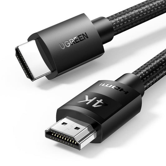 Видеокабел UGREEN HD119, HDMI - HDMI, 4K, 1 м, черен