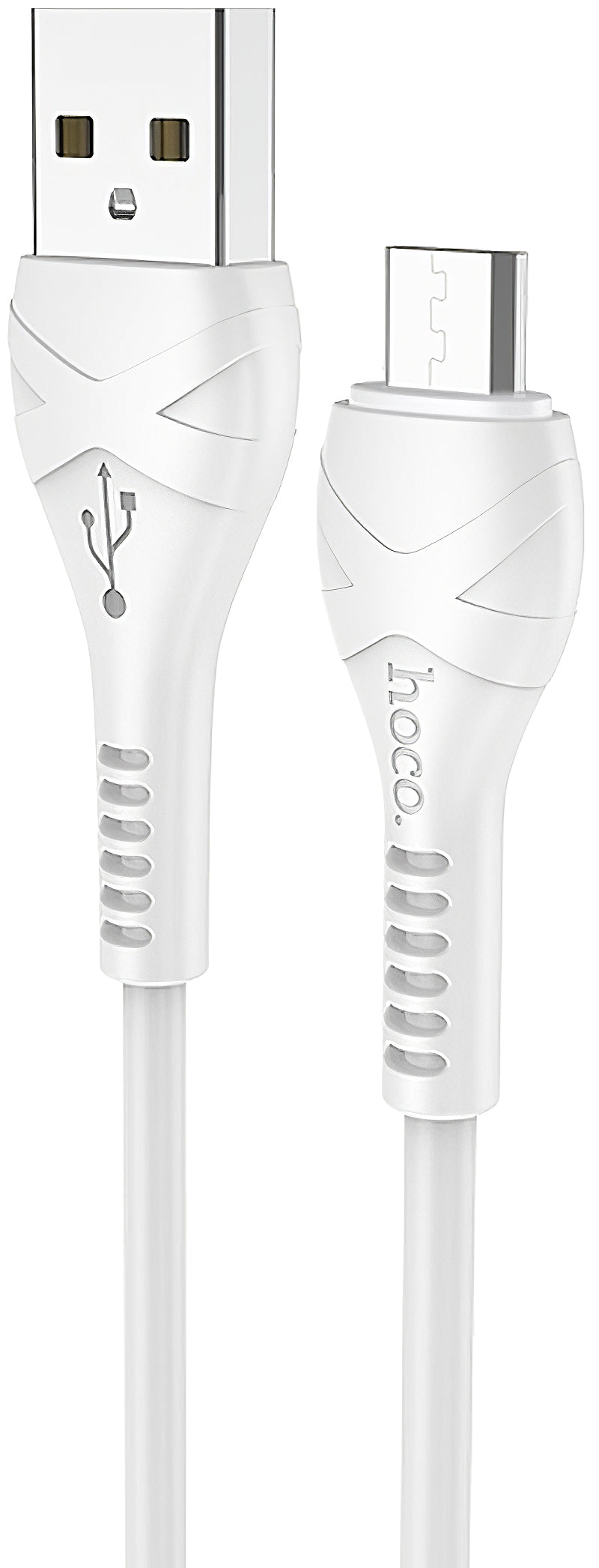 Кабел за данни и зареждане USB-A - microUSB HOCO X37, 18W, 1m, Бял