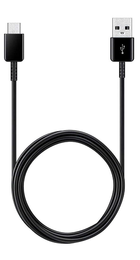 Кабел за данни и зареждане USB-A - USB-C Samsung, 25W, 1.5m, Черен EP-DG930IBEGWW
