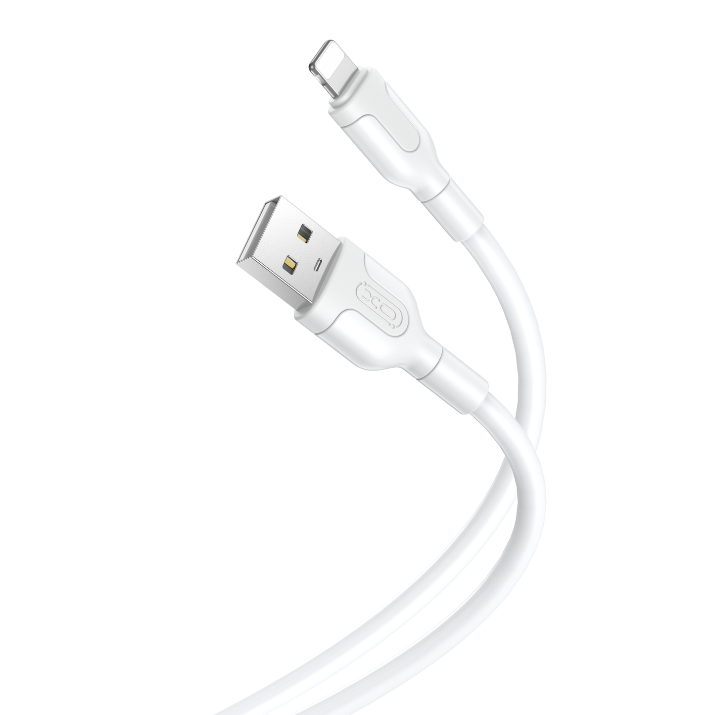 Кабел за данни и зареждане USB-A - Lightning XO Design NB212, 18W, 1m, Бял