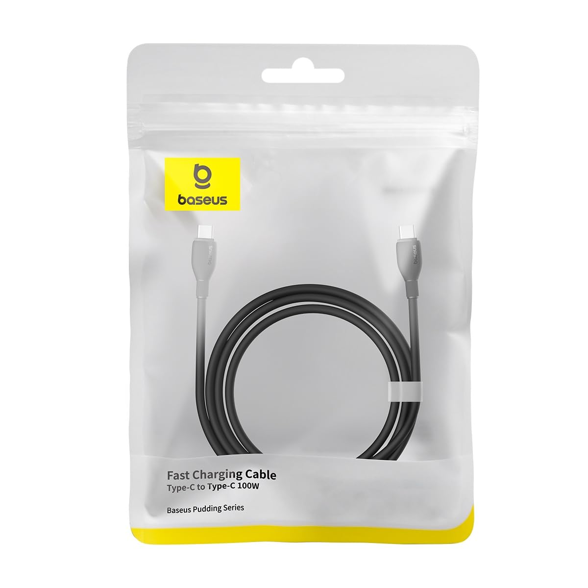 Кабел за данни и зареждане USB-C - USB-C Baseus Pudding, 100W, 2m, Черен P10355702111-01
