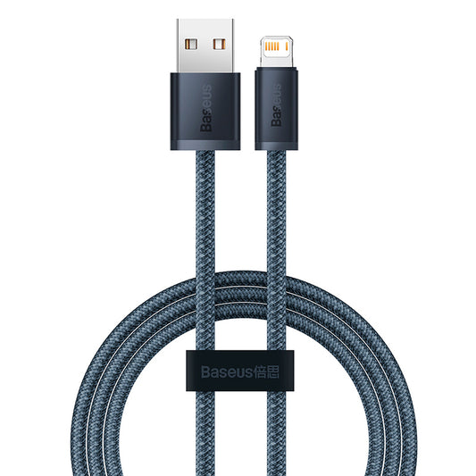 Кабел за данни и зареждане USB-A - Lightning Baseus Dynamic Series, 18W, 1m, сив