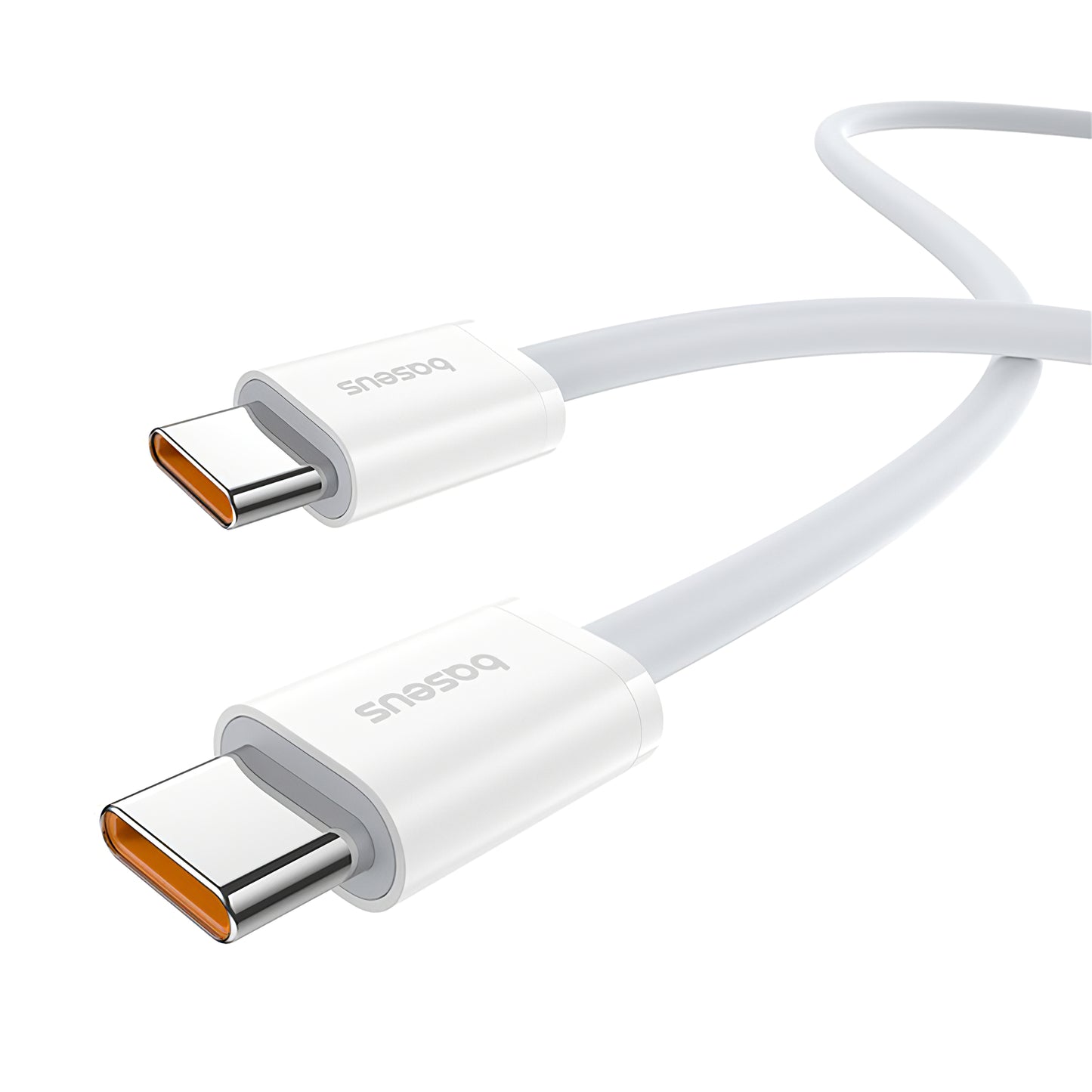 USB-C кабел за данни и зареждане - USB-C Baseus Superior Series 2, 100W, 2m, бял P10365200211-04