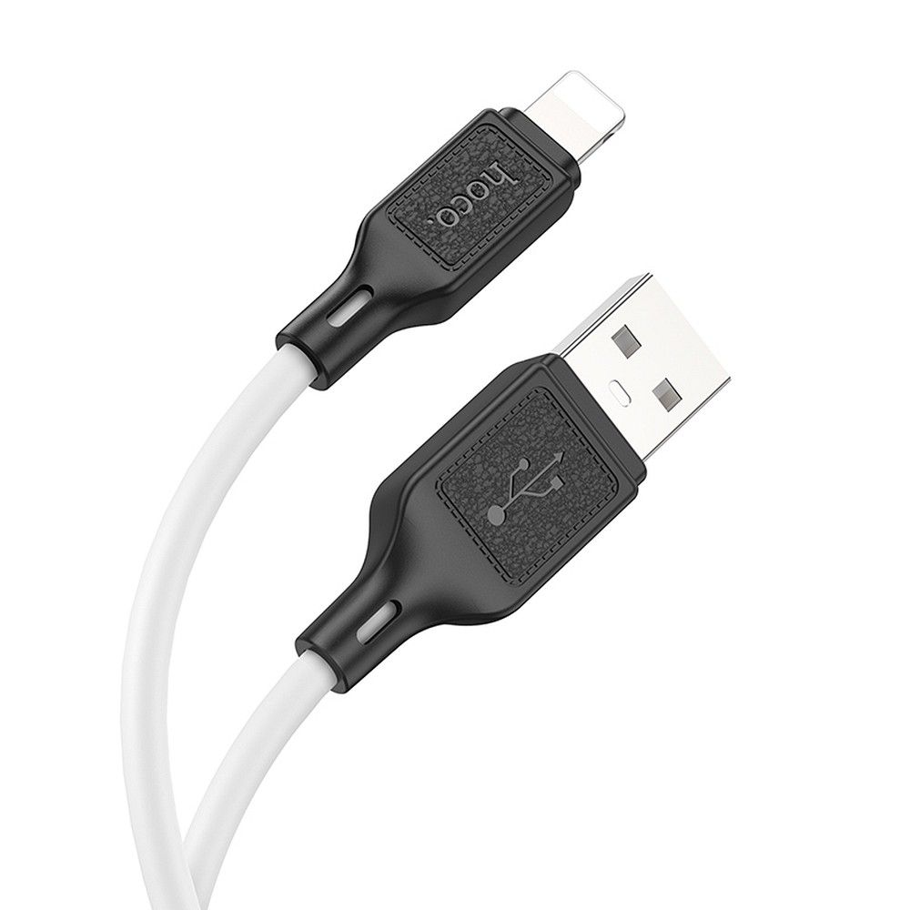 Кабел за данни и зареждане USB-A - Lightning HOCO X90, 18W, 1m, Бял