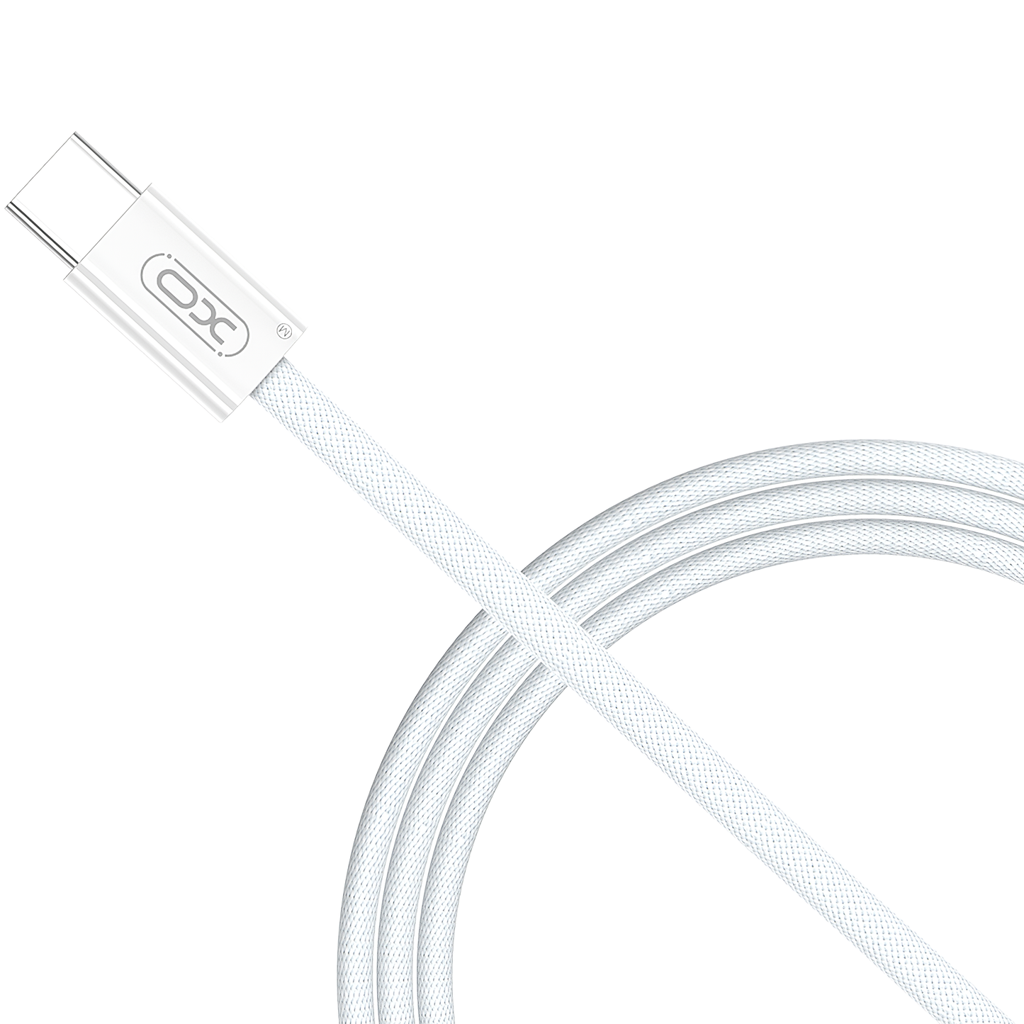 Кабел за данни и зареждане USB-C - USB-C XO Design NB-Q260A, 60W, 1m, Бял