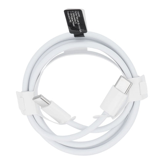USB-C кабел за данни и зареждане - USB-C OEM USB-C HD26 Box, 30W, 1m, бял