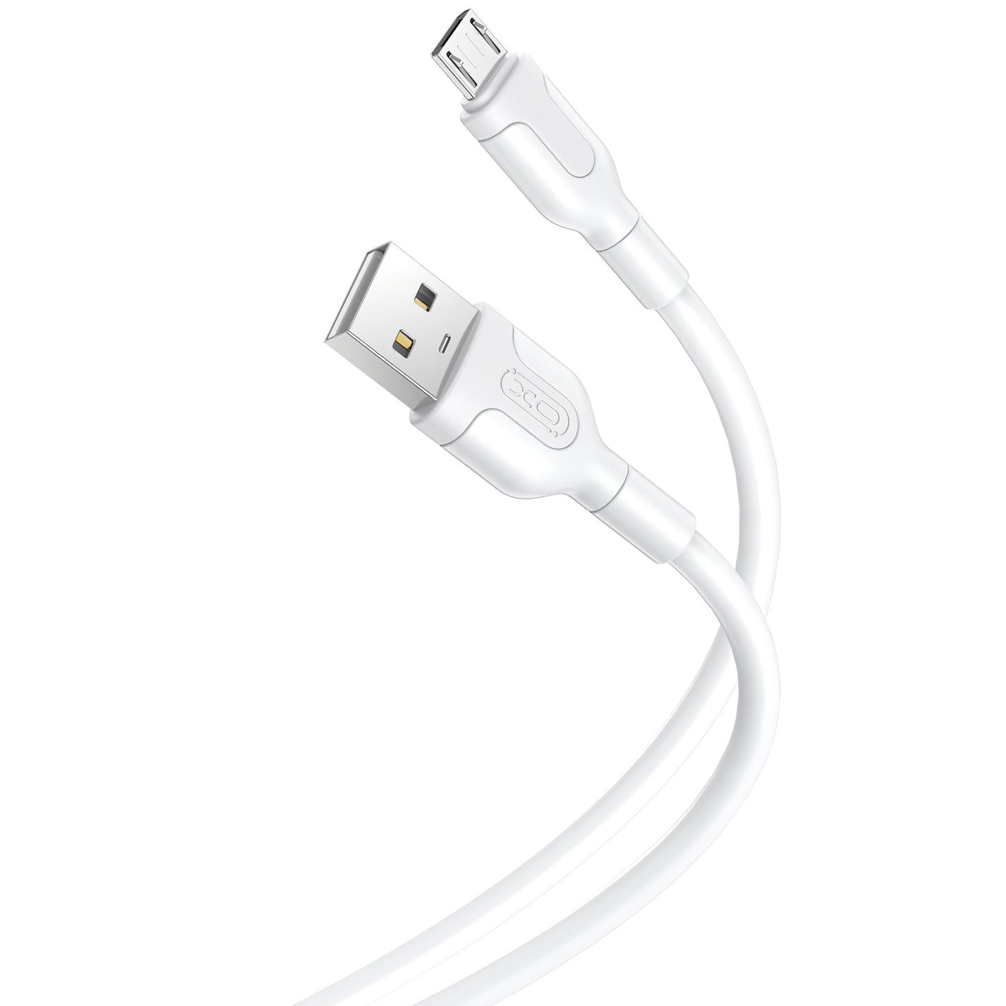 Кабел за данни и зареждане USB-A - microUSB XO Design NB212, 18W, 1m, Бял