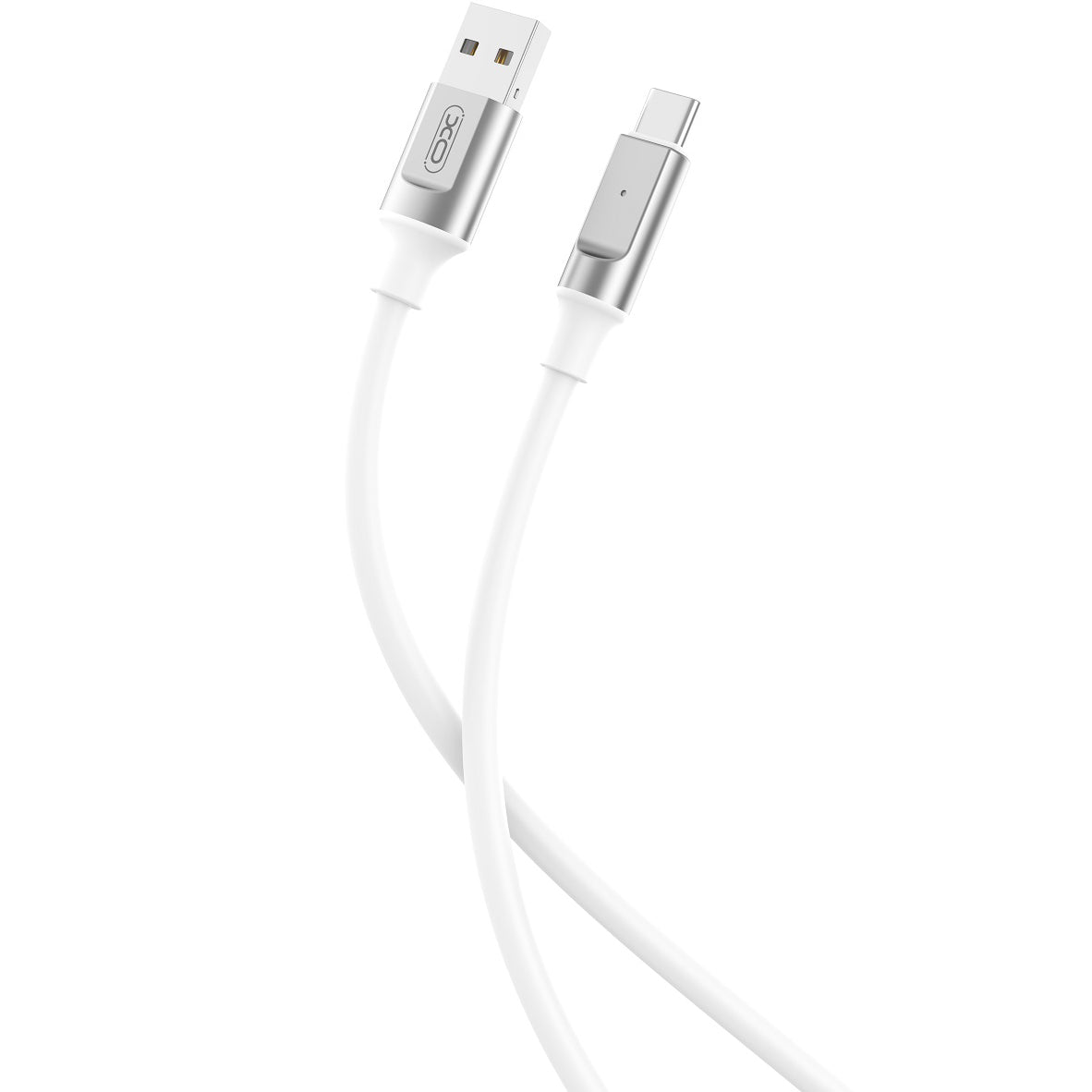 Кабел за данни и зареждане USB-A - USB-C XO Design NB251, 18W, 1m, Бял